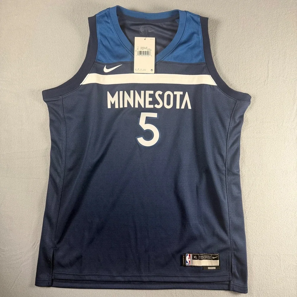 NEW Nike Minnesota Timberwolves Anthony Edwards Jersey Boys XL Icon Edition